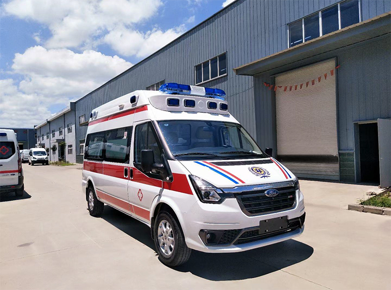 福特V348长轴高顶转运救护车