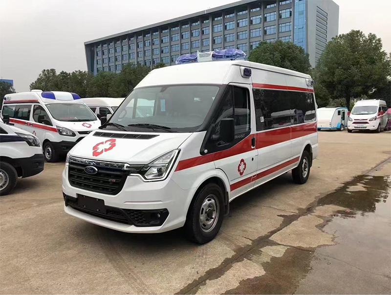福特V348长轴中顶监护救护车