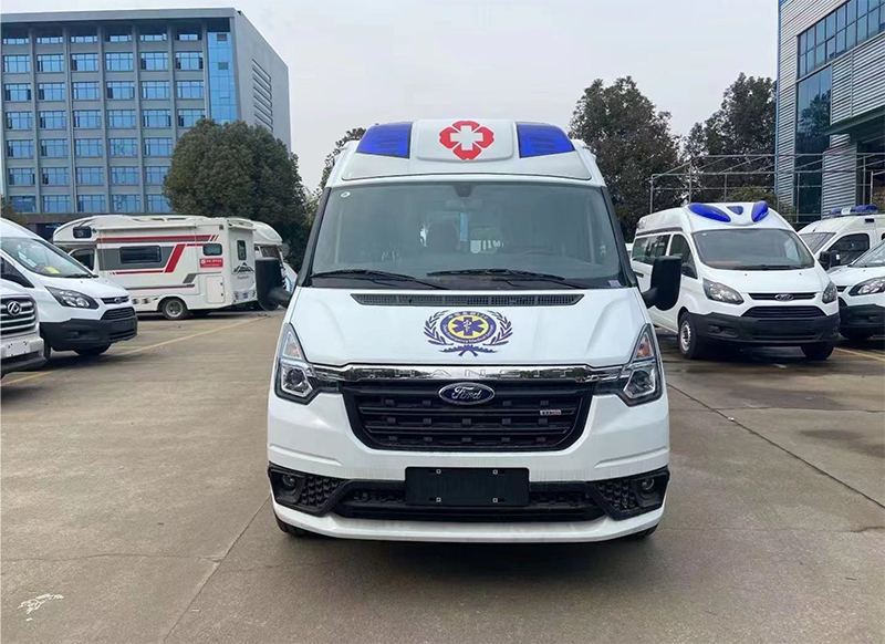 福特V348长轴中顶监护救护车