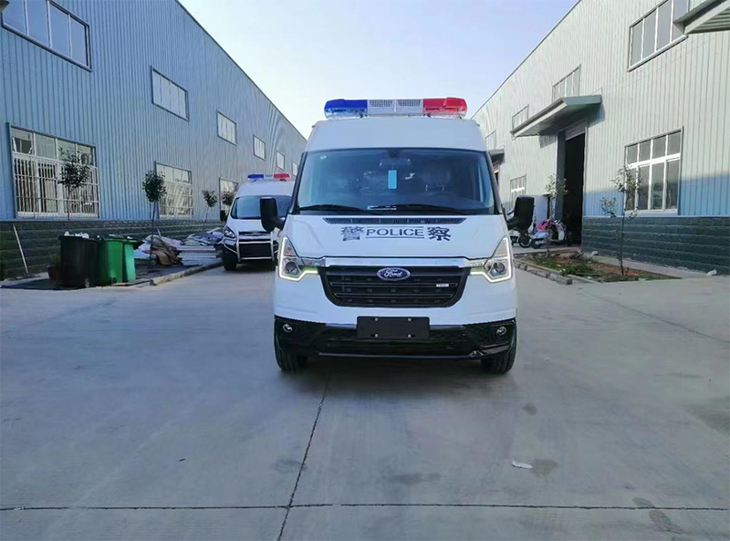 福特V348长轴中顶囚车