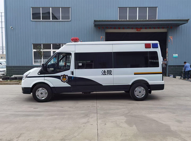 福特V348长轴中顶囚车