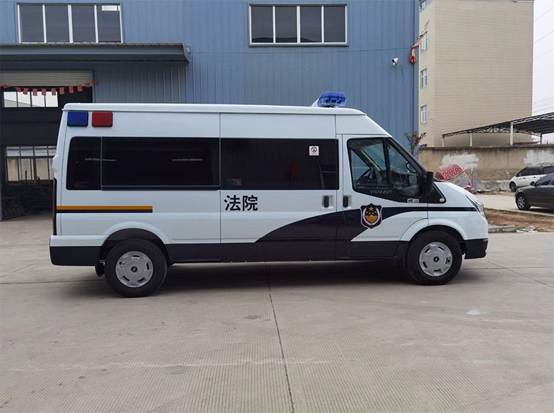 福特V348长轴中顶囚车